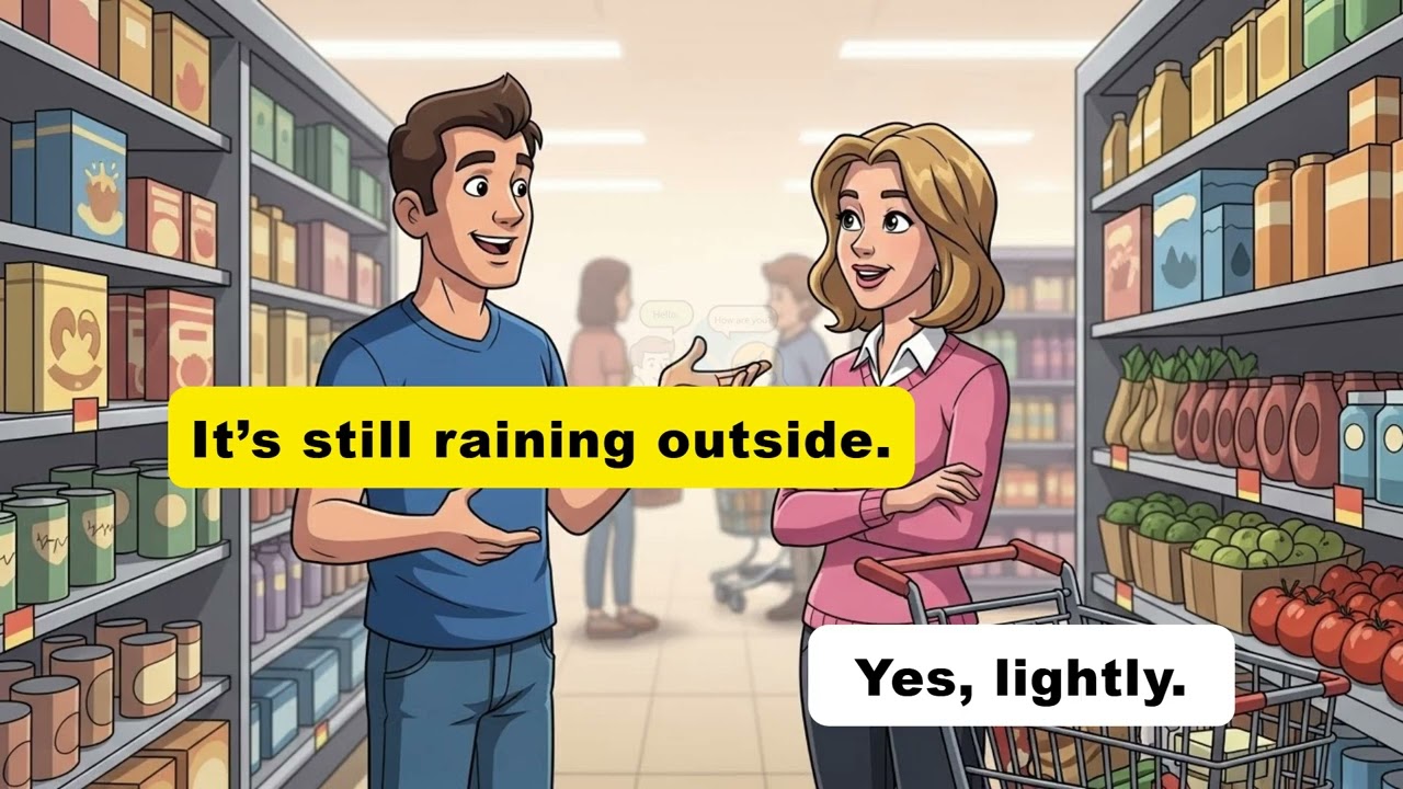 🛒 Real-Life English at the Supermarket | Daily Conversation (A2–B1)