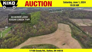 34 Acres Land, 2/3 Wooded, Balance Farmland