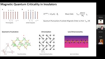 RCQM/FCMP: Meigan Aronson: Towards One Dimensional Heavy Fermions