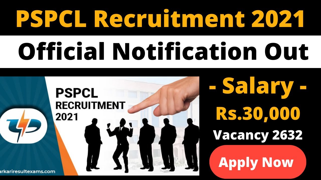 PSPCL Recruitment 2021 | Salary-30,000 | PSPCL New Vacancy 2021 | Govt Jobs | Sarkari Naukari Online