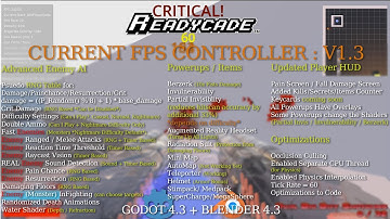 Current FPS Controller V1.3 (Blender 4.3 / Godot 4.3)