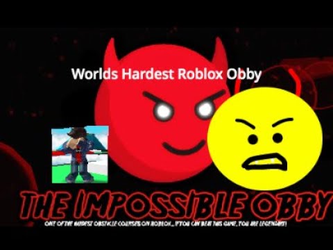 Attempting The Worlds Hardest Roblox Obby Youtube - the world s hardest obby roblox