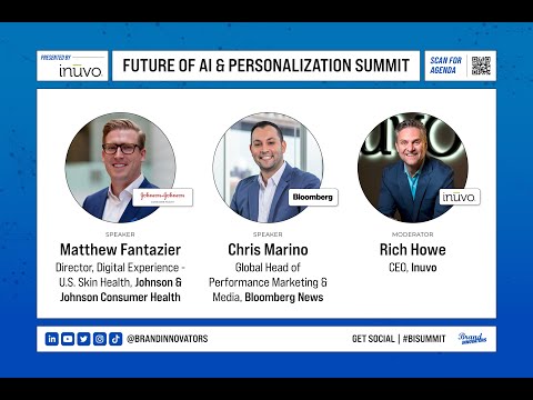 Future of AI & Personalization Summit: Johnson & Johnson, Bloomberg News & Inuvo Fireside Chat