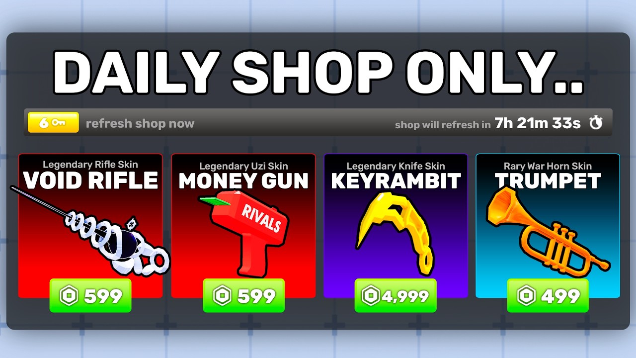 Rivals But The DAILY SHOP Controls My Loadout!