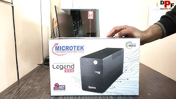Microtek UPS Legend 650 Unboxing And Review, Best UPS in 2022 #microtekups #legend650