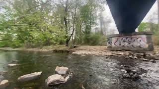 Under Pompton junction trestle 