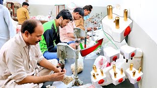 3 Pin Plug Manufacturing Process || JPI High Quality Three pin Shoe | Electric Plug Manufacturing |