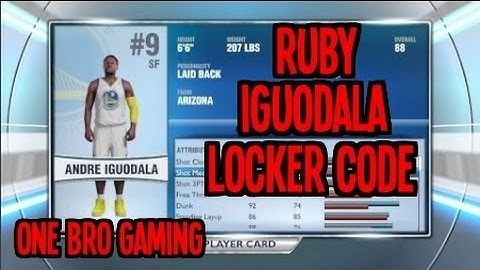 NBA2K14 Next Gen: Getting Ruby Andre Iguodala! (Locker Code)