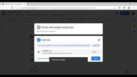 Document Sharing Permissions