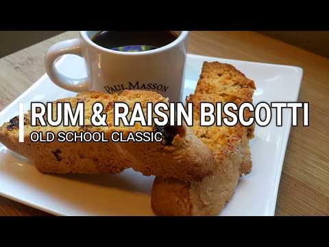 Rum and Raisin Biscotti recipe