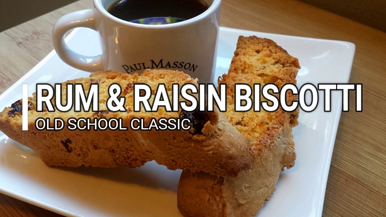 Rum and Raisin Biscotti recipe