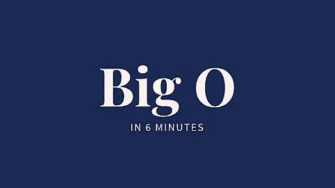 Big O Explained in Under 6 Minutes: