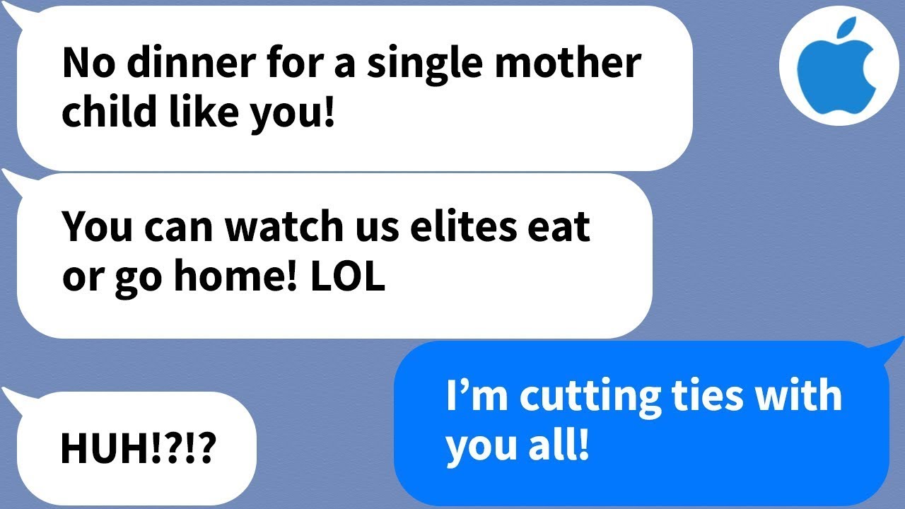 【Apple】I went to have dinner with my daughter's fiance's family, but they look down on us, so...