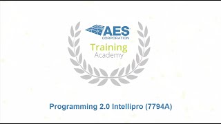 Installing & Programming 7794A IntelliPro for 2.0 Fire