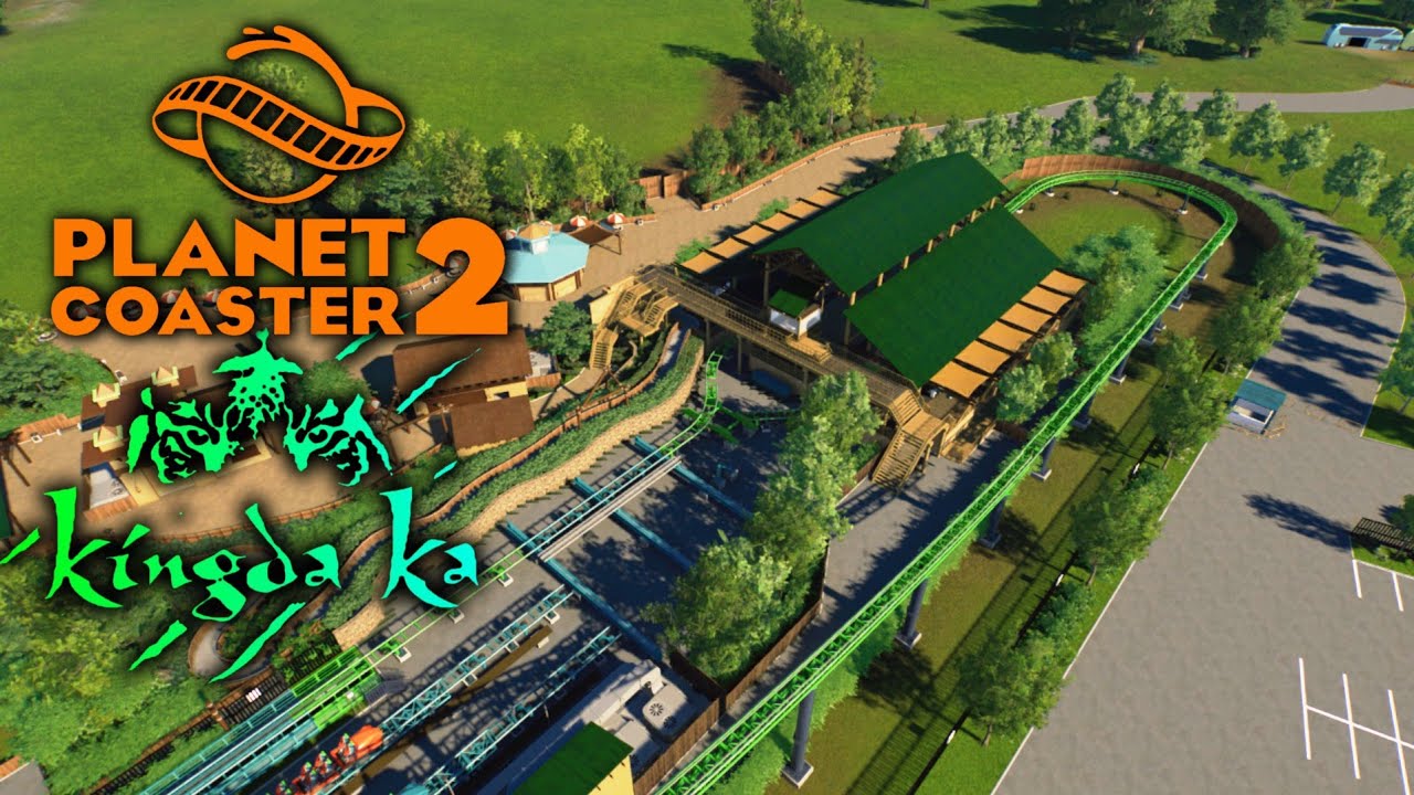 Kingda Ka Build | Time-lapse & POV - (Planet Coaster 2)