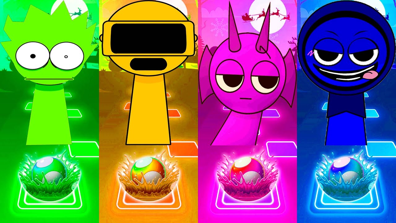 Sprunki – Cartoons about Sprunki | SPRUNKI ANIMATIONS in Tiles Hop Episode 115