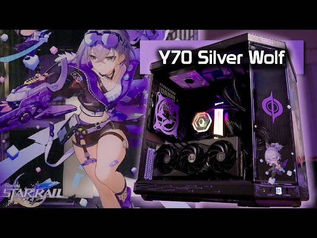 HYTE Silver Wolf Y70 Case Review: Honkai Star Rail-Inspired PC