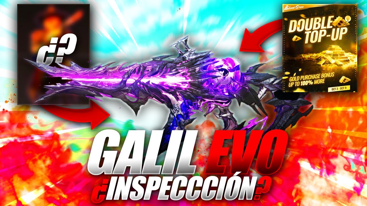 NUEVO EVENTO ORO GRATIS, GALIL EVO MAX REVELADA, RECARGA DOBLE / TODO LO QUE SE VIENE A BLOOD STRIKE
