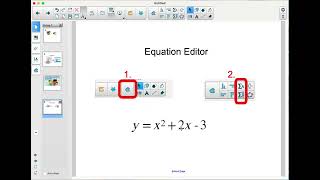 NOTEBOOK: Equation Editor