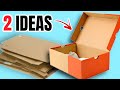 2 DIY Amazing Ideas //  Organizers//Recycling cardboard boxes