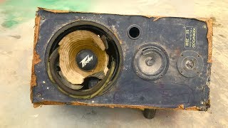 Kenwood Speaker Restoration  Restore And Reuse Old Japanese Kenwood Speakers