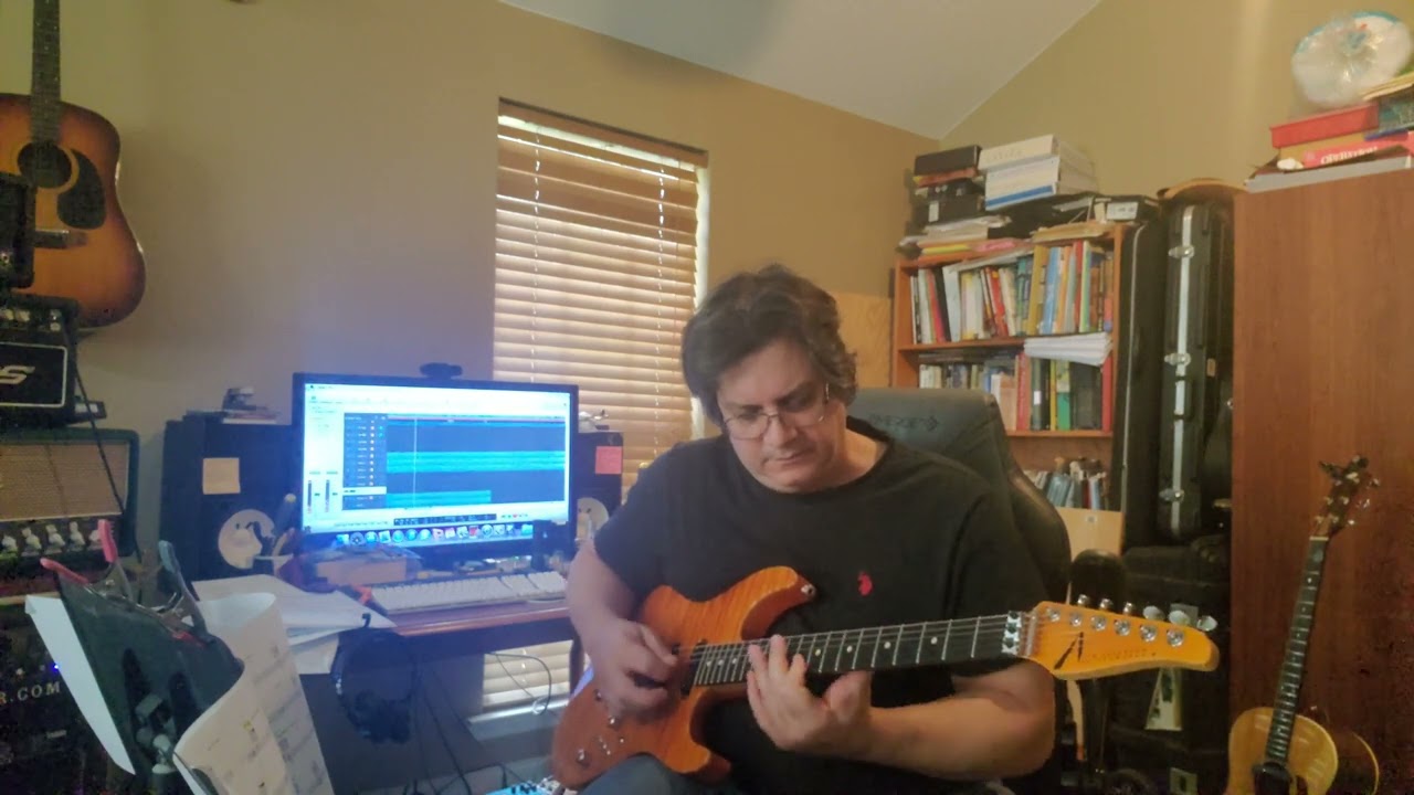 crunch gtr parts on Los Guys Tune by keyboardist Michael Pancier copyright 2024