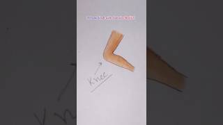 Draw the knee with letter ' K ' 🦵✨✨ #humanbody #art #youtubeshorts #shorts #viral #trending Draw the knee with letter ' K ' 🦵✨✨ #humanbody #art #youtubeshorts #shorts #viral #trending