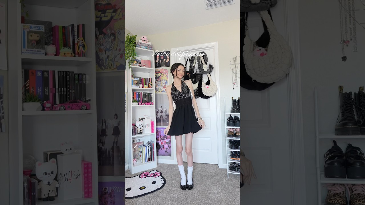 polka dot princess ootd ‪‪❤︎‬ 
