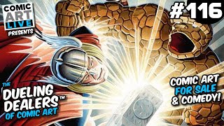 The Dueling Dealers of Comic Art Episode 116 - Original Comic Art For Sale