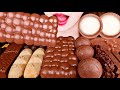 ASMR CHOCOLATE PARTY *BUBBLE CHOCOLATE, MILKA, NUTELLA, KIT KAT, 초콜릿 먹방 EATING SOUNDS MUKBANG 咀嚼音