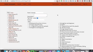 EmberScreencast 54 - Select boxes in Ember 2.0
