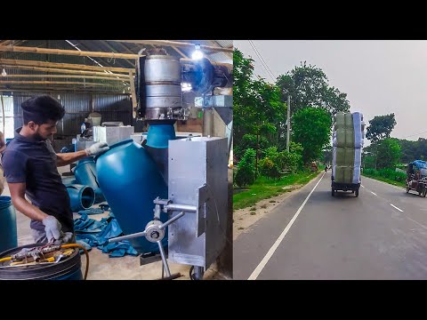 30 to 250L Plastic Drum Making || Plastic Drum Manufacturing Process Video from Factory