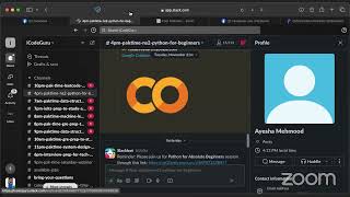 4 pm Python for beginners || Week 2 || Day 4