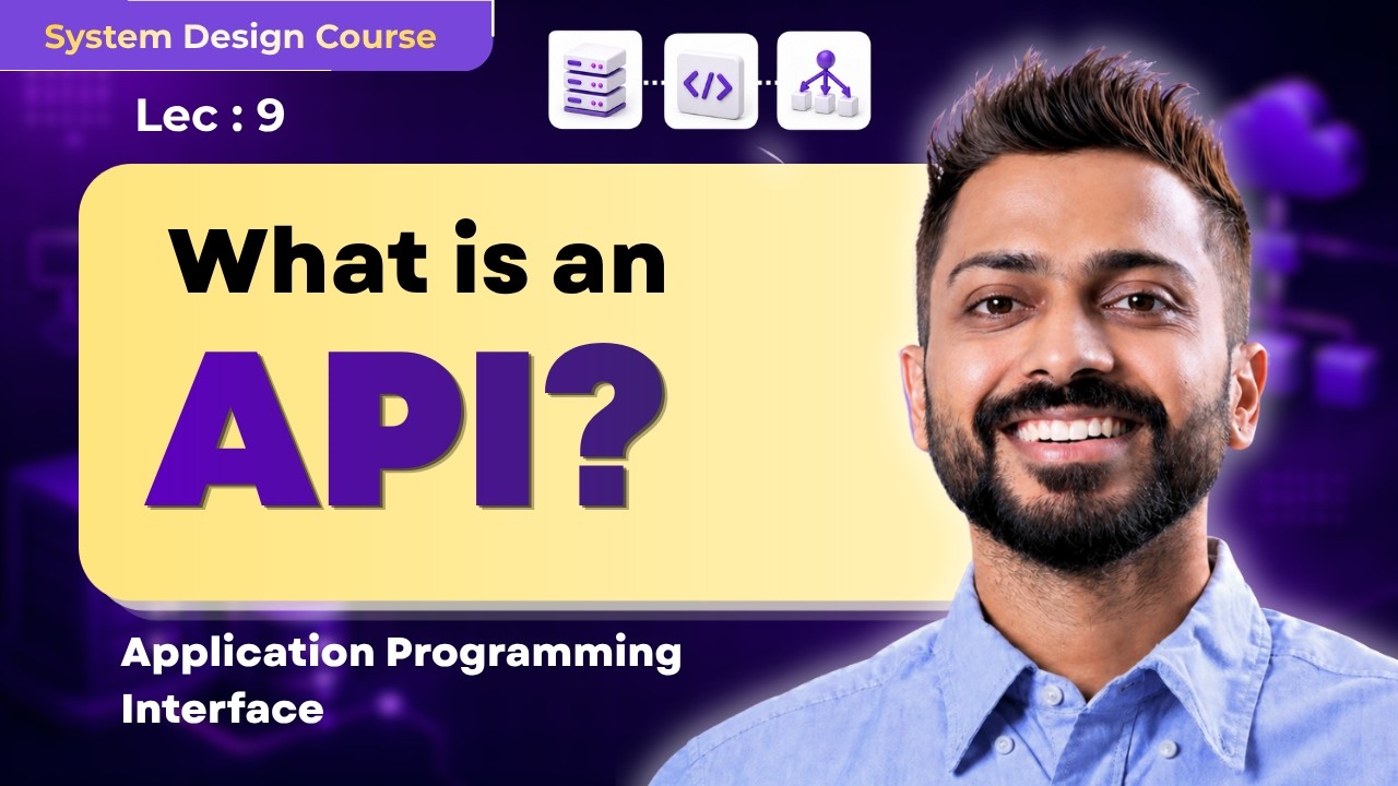 Lec-9: What are APIs(Application Programming Interface) | System Design