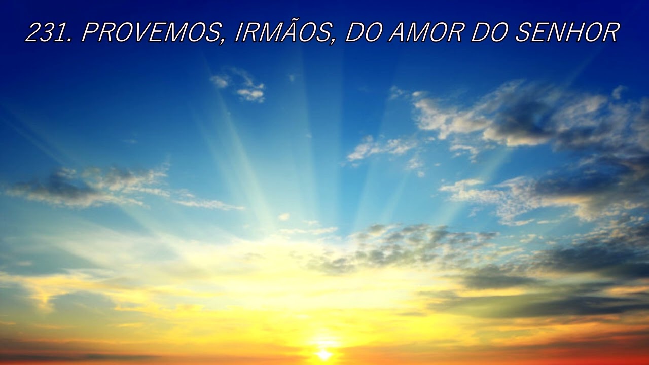 HINO 231 - CCB- VIOLÃO E VOZ