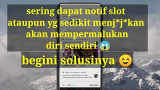 cara menghilangkan notifikasi tidak jelas. seperti notif slot dll #notification #cara #fyp