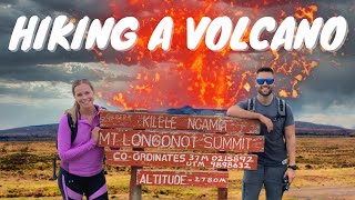 🌋Climbing Up a Volcano in Kenya / We Hiked Mount Longonot And Walked Around it's Crater