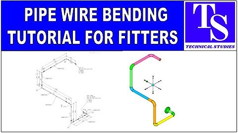 Piping wire bending tutorial for new fitters. नए फिटर के लिए पाइपिंग वायर बेंडिंग ट्यूटोरियल।