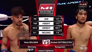 Саба Болаги vs Азиз Сатыбалдиев, M-1 Challenge 92