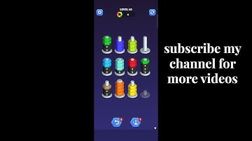 Nut Sort-Color Puzzle Game Level 60 Walkthrough ✅