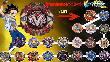 【Prominence Valkyrie VS ALL Beyblade burst Superking】 Marathon Battle ベイブレードバースト 베이블레이드 버스트