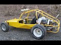VOLKSWAGON DUNE BUGGY SAND RAIL BOUGHT AND FIXED, THEN WRECKED IT