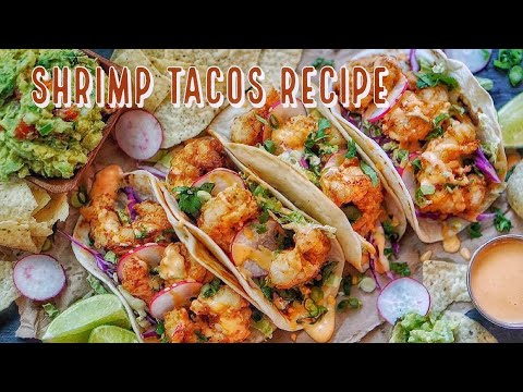 BEST SHRIMP TACO RECIPE EVER ll GUACAMOLE