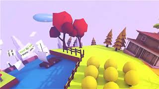 3D Lowpoly Planet Slideshow and Titles - After Effects Template