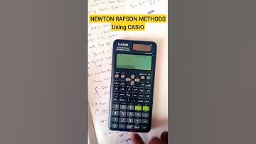 NEWTON RAFSON METHODS || using casio model fx-991ES  PLUS ||  #casio #NMPS #m4