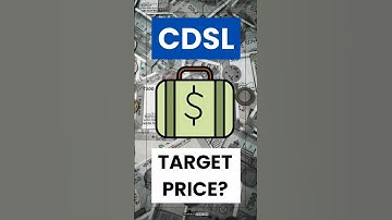 CDSL Share Target Price | CDSL Share Latest News | CDSL Share New Target Price #stockmarket #shorts