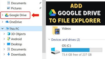 Add Google Drive to File Explorer on Windows 10/11