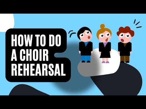 Wie eine Chorprobe tun | Choreinstudierung Plan-Vorlage | Effiziente Chorproben