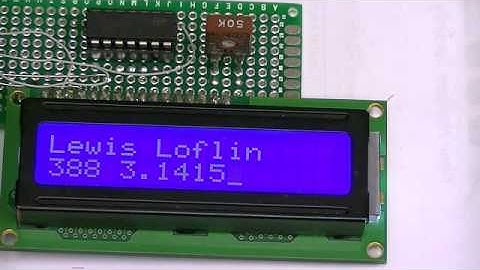 Connecting PIC18F2550 to Serial LCD Displays