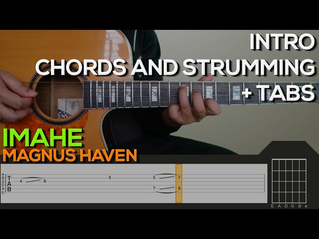 Magnus Haven - Imahe Guitar Tutorial [INTRO, CHORDS AND STRUMMING + TABS] class=